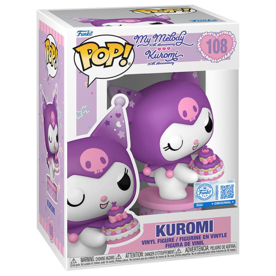 Funko Pop! Vinyl Kuromi with Cake (Sanrio Hello Kitty) Exclusive